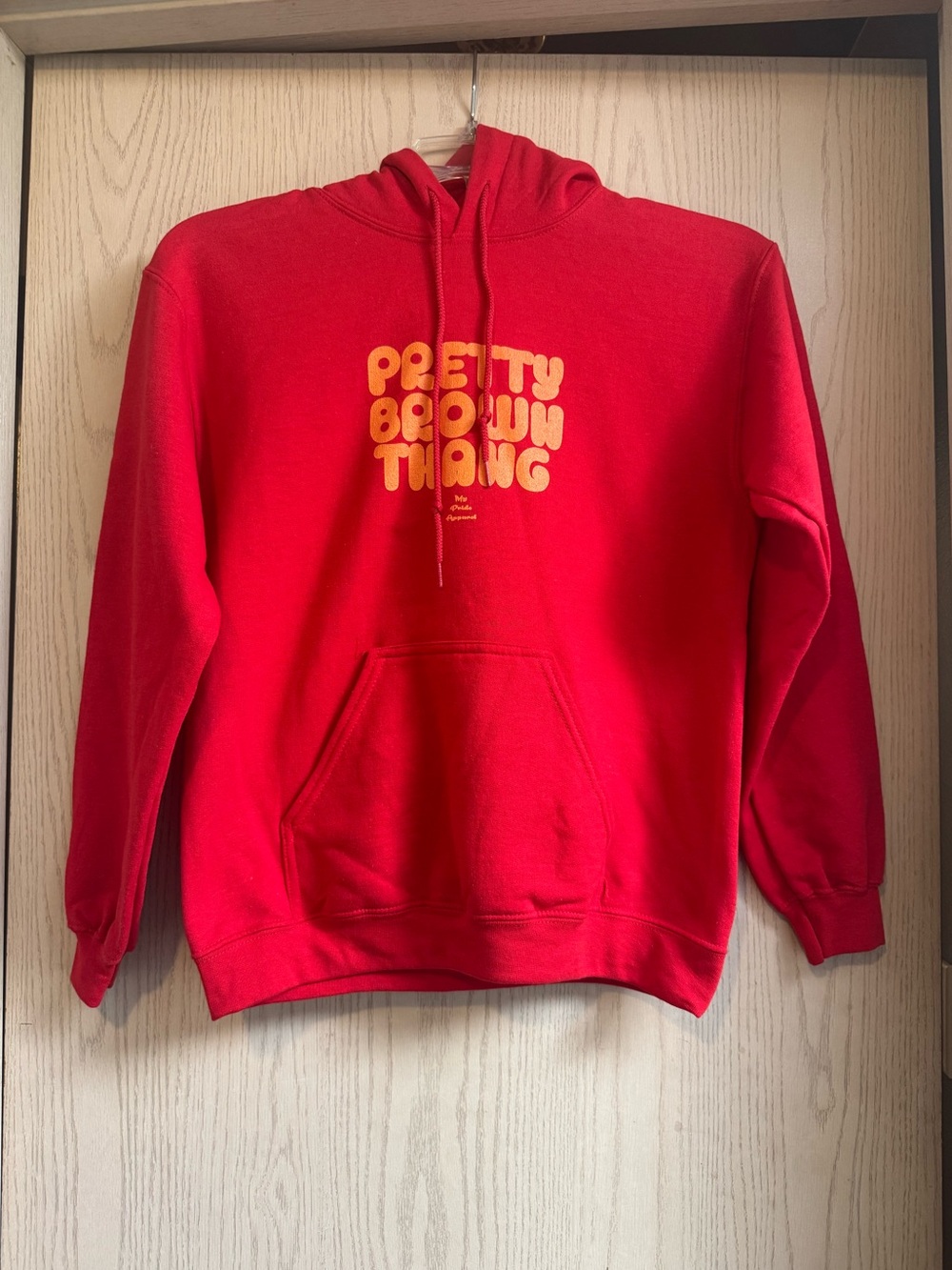 My Pride Apparel "Pretty Brown Thang" Pullover Hoodie size Medium